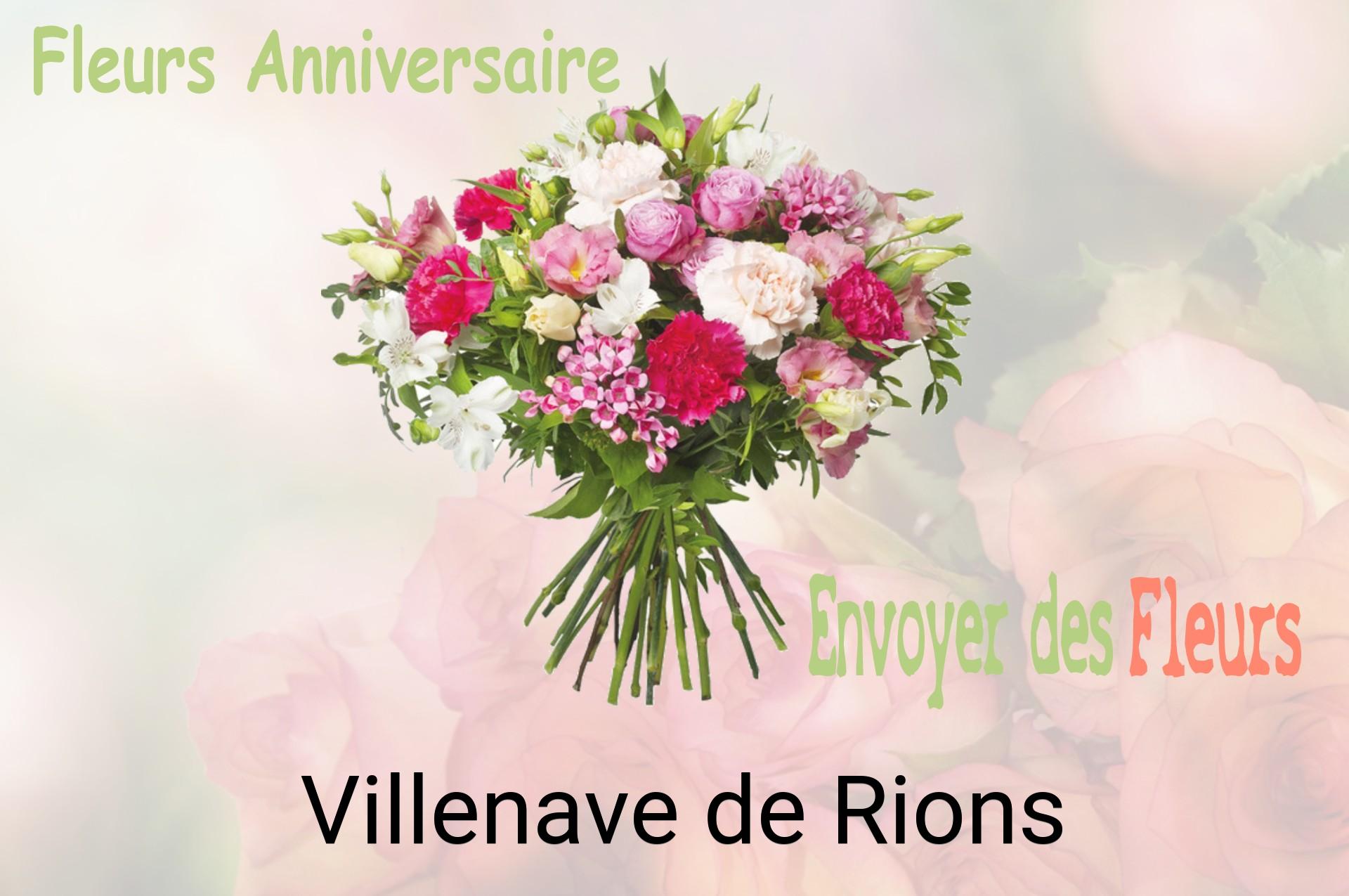 Bouquet de fleurs d’anniversaire livré à Villenave-de-Rions