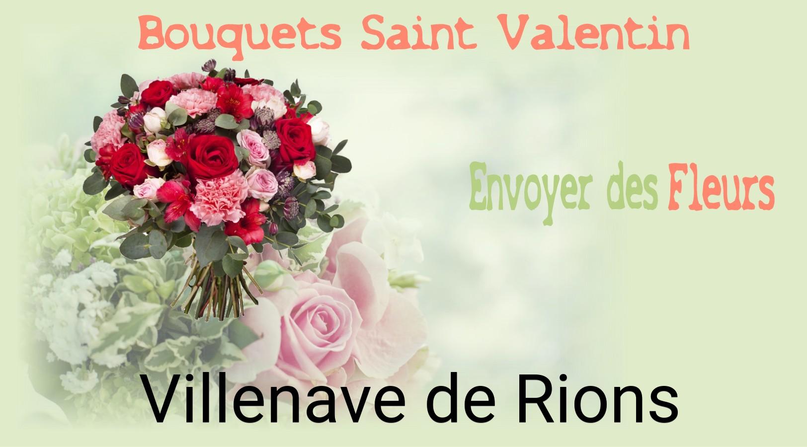 Roses de Saint-Valentin livrées à Villenave-de-Rions